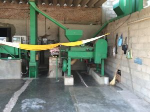 Green Coffee Milling Machinery at Oaxaca, Mexico Specialty Coffee Wet Mill