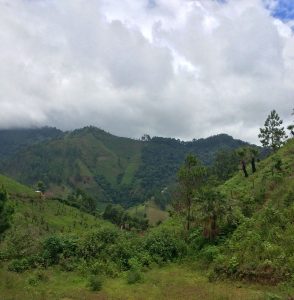 Coffee Producing Hillsides of Siguatepeque Honduras